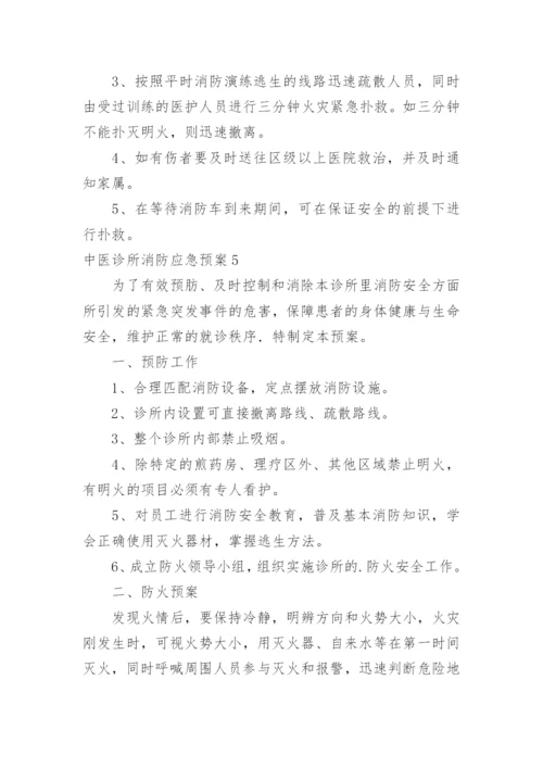 中医诊所消防应急预案_1.docx