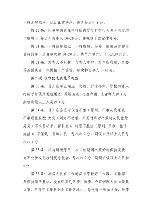 招待所绩效管理专题方案探析.docx