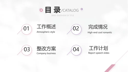 简约高级小清新年终工作总结汇报计划PPT
