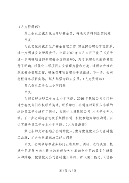 公司工会四届肆次职代会决议(20XX年.docx