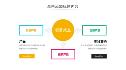 精美多彩色UI平面设计公司宣传PPT模板