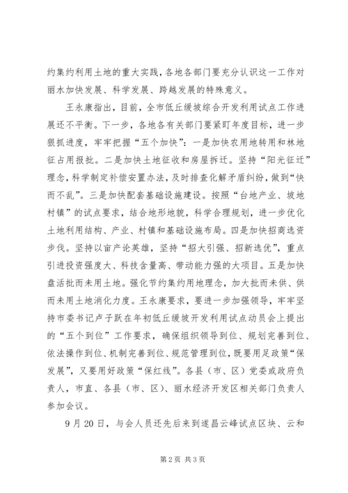 低丘缓坡综合开发存在的问题分析与对策研究 (4).docx