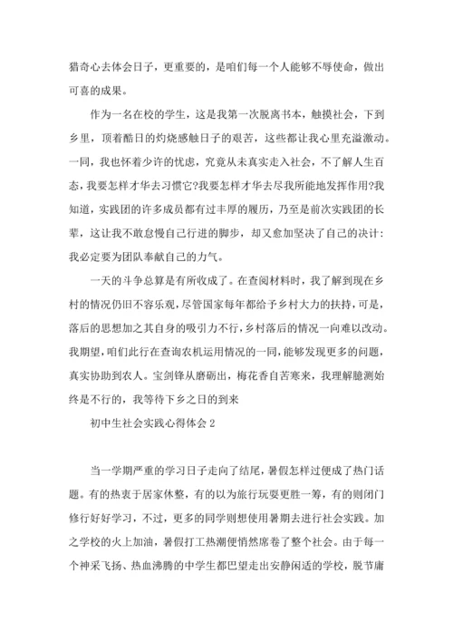 初中生社会实践心得体会.docx