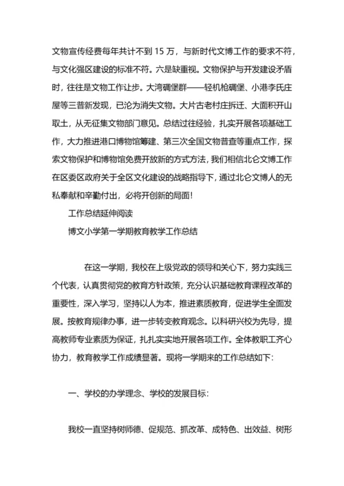 文博工作总结.docx