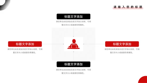 红黑商务欧美创业融资计划书PPT模板