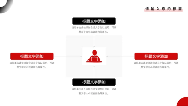 红黑商务欧美创业融资计划书PPT模板