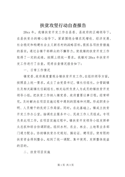 扶贫攻坚行动自查报告.docx