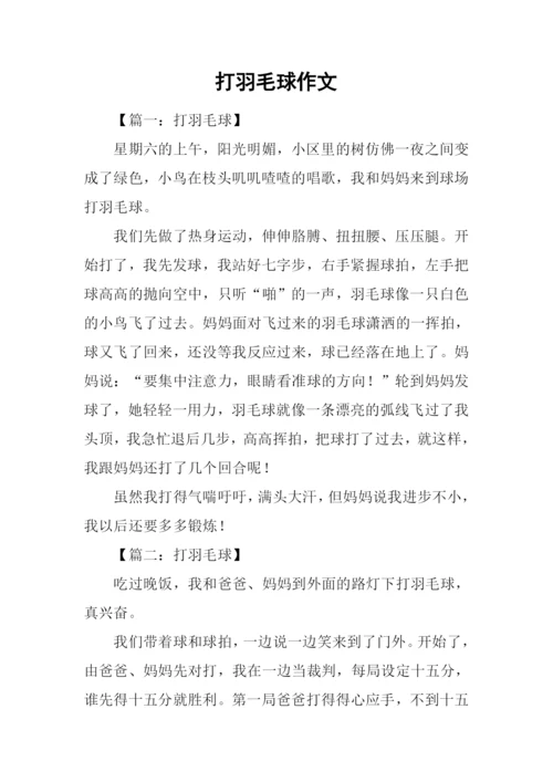 打羽毛球作文-2.docx