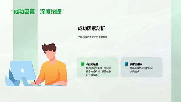 农业合作项目报告PPT模板