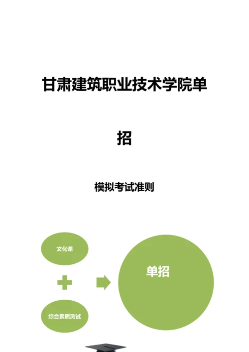 2023年甘肃建筑职业技术学院单招模拟题含解析.docx