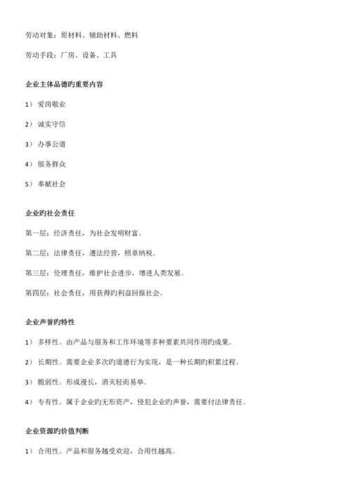 2023年自考11745战略管理与伦理复习提纲.docx