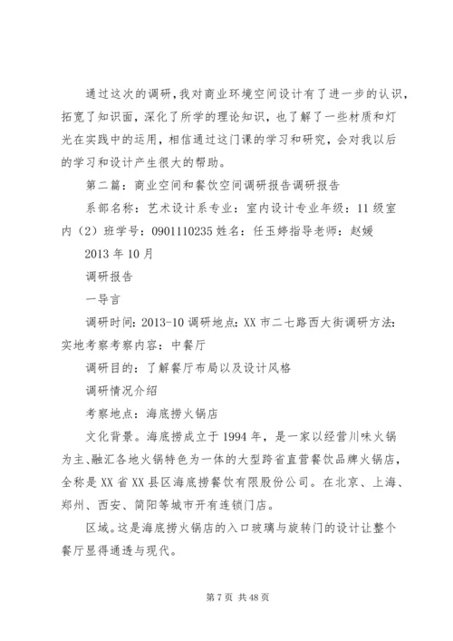 商业空间调研报告.docx