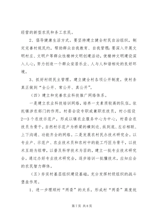 村工作计划及思路.docx