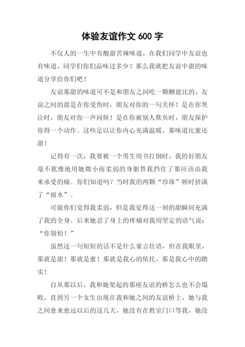 体验友谊作文600字.docx