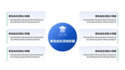 创意风教育学术毕业答辩多段内容PPT列表