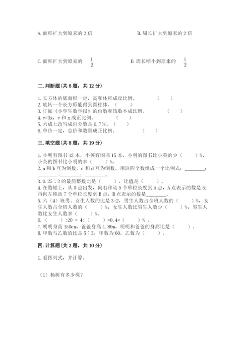 洛阳市吉利区六年级下册数学期末测试卷及一套参考答案.docx