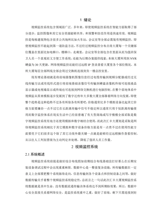 大厦视频监控专业系统设计专项方案.docx