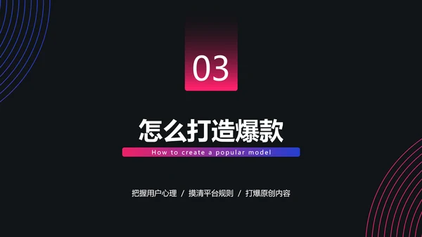 潮流渐变职业技能培训互联网运营PPT套装
