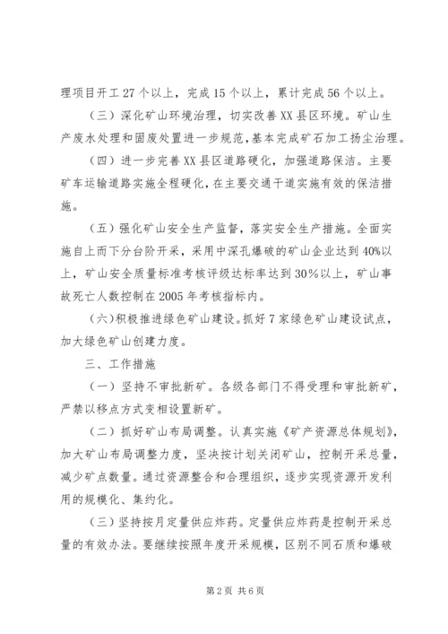 全市矿山企业综合整治意见.docx