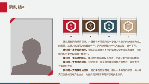 大气企业简介公司宣传ppt模板