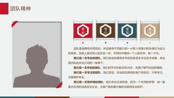大气企业简介公司宣传ppt模板