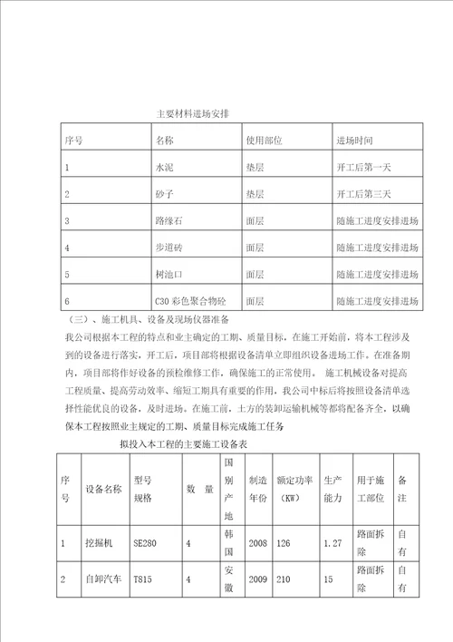 人行道道施工组织设计DOC35