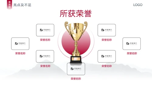 风云城市世界著名地标年终汇报通用PPT模板