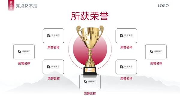 风云城市世界著名地标年终汇报通用PPT模板