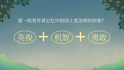 部编版语文六年级上册少年闰土课件PPT模板