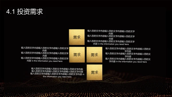 黑金奢华创业计划书通用PPT模板
