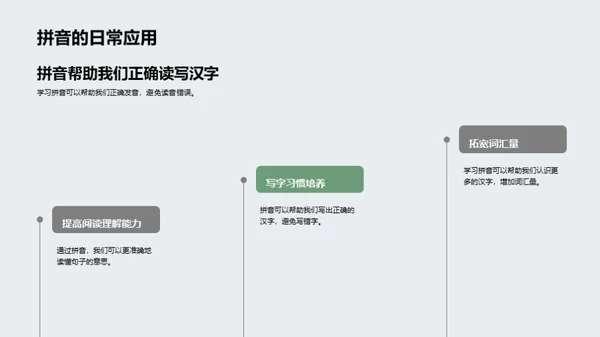 拼音学习之旅