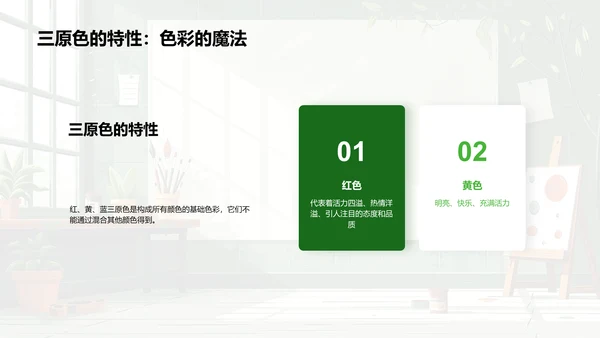 探索颜色实验课PPT模板