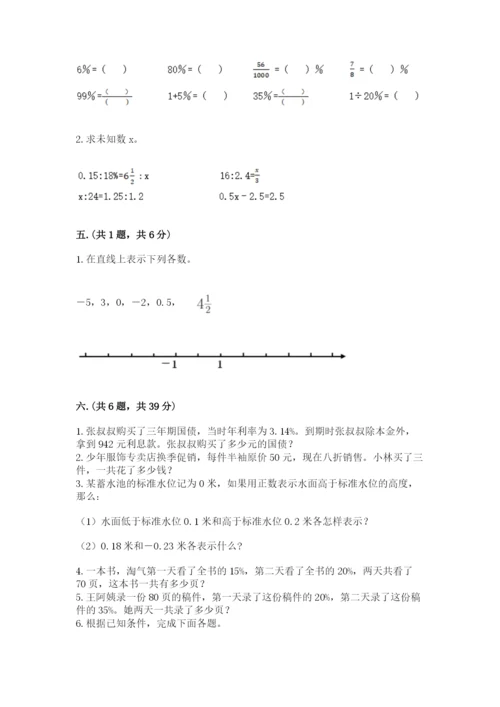 小学六年级升初中模拟试卷（易错题）.docx