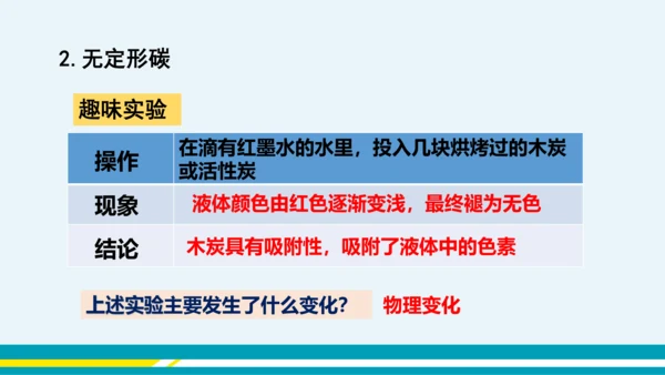 【轻松备课】人教版化学九年级上 第六单元 课题1 金刚石、石墨和C60（第1课时）教学课件