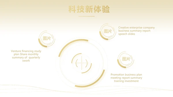 金色简约大气金融公司简介工作总结PPT