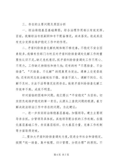 乡镇综治维稳某年工作总结范文.docx