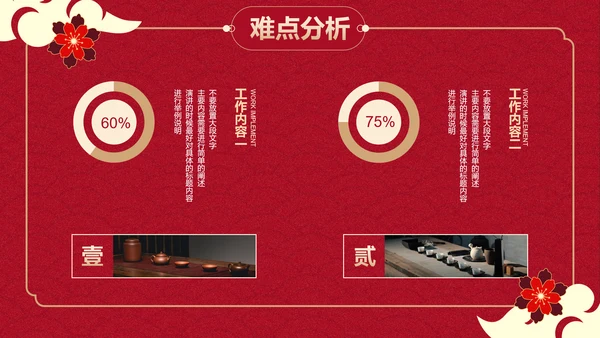 红绿色国风蛇年通用工作计划模板