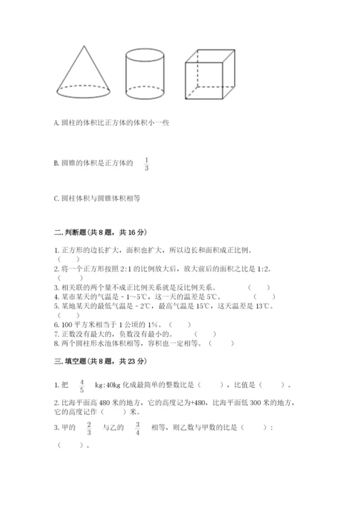 小升初六年级期末试卷（全优）.docx