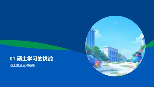 硕士学习攻略PPT模板