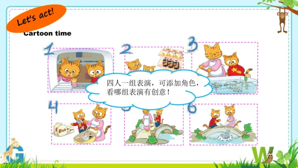 Unit3 A healthy diet.Cartoontime & Check out time 