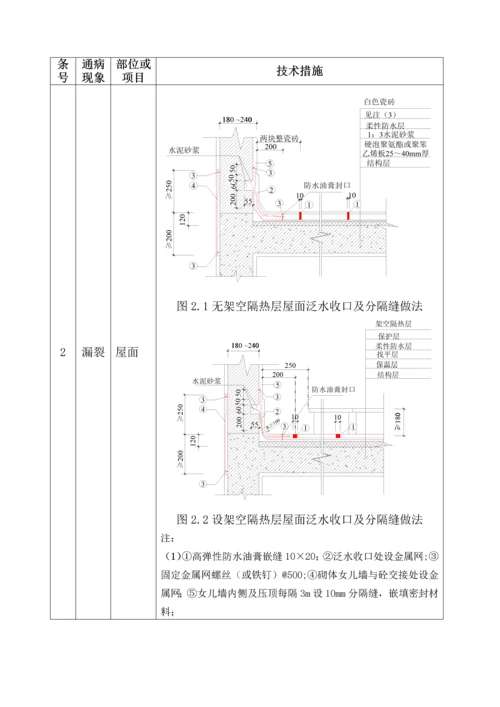 建筑施工质量通病条.docx