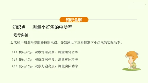 人教版 初中物理 九年级全册 第十八章 电功率 18.3 测量小灯泡的电功率课件（25页ppt）