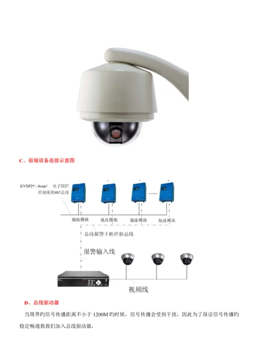 电子围栏系统联动专题方案总线传输.docx