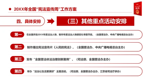 国家宪法日宪法宣传周活动工作方案党建PPT