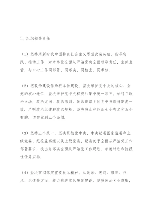 党委落实全面从严治党主体责任清单.docx