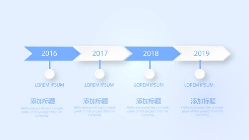 蓝色简约智能牙科动态PPT