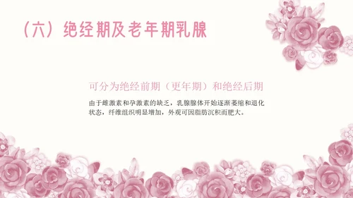 粉色插画简约商务乳房护理乳腺护理培训PPT模板