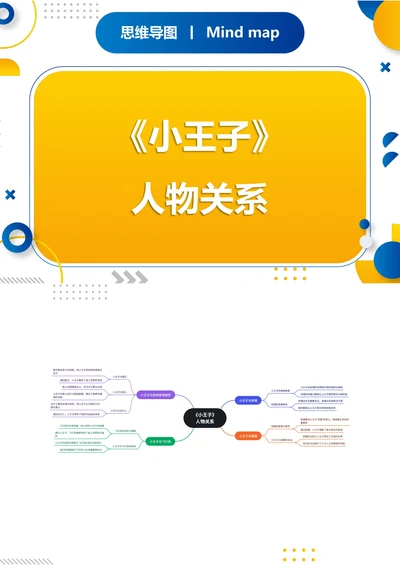 《小王子》人物关系思维导图