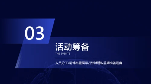 深蓝色商务风金融银行品牌活动策划