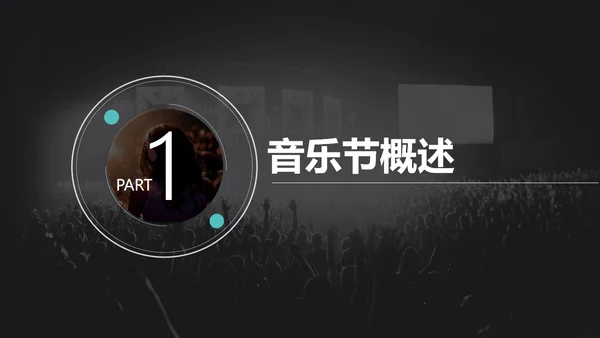 音乐节娱乐晚会招商方案通用PPT模板
